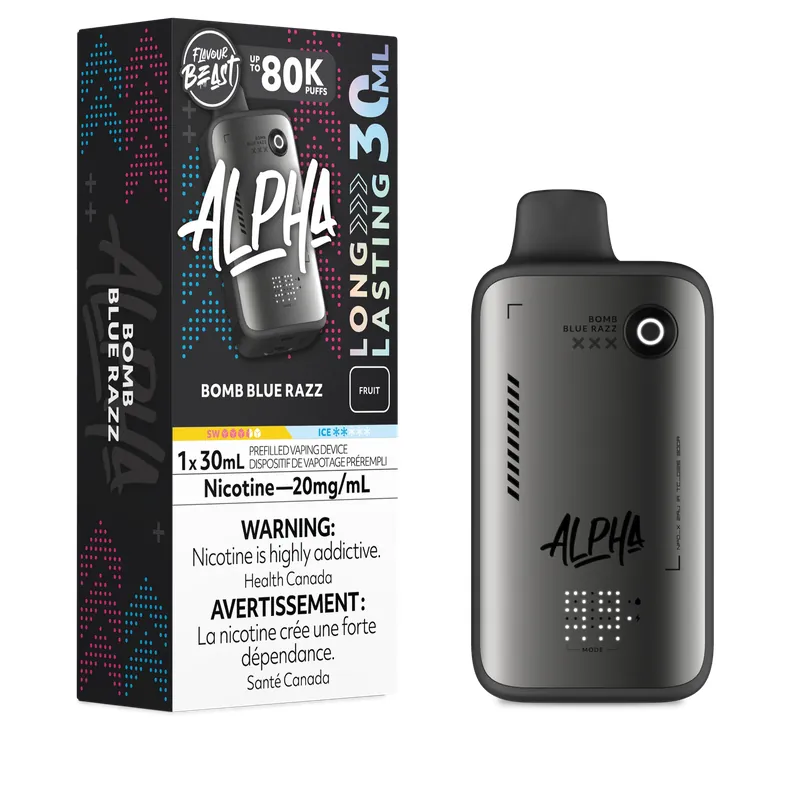 Flavour Beast Alpha 80K Bomb Blue Razz